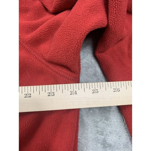 Vintage L.L.Bean Jacket Mens Large Red Polartec Fleece Full Zip Warm Lightweight - Picture 4 of 11